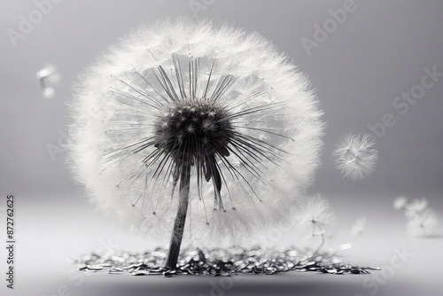 Wallpaper Mural Dandelion Seeds Dispersed Torontodigital.ca