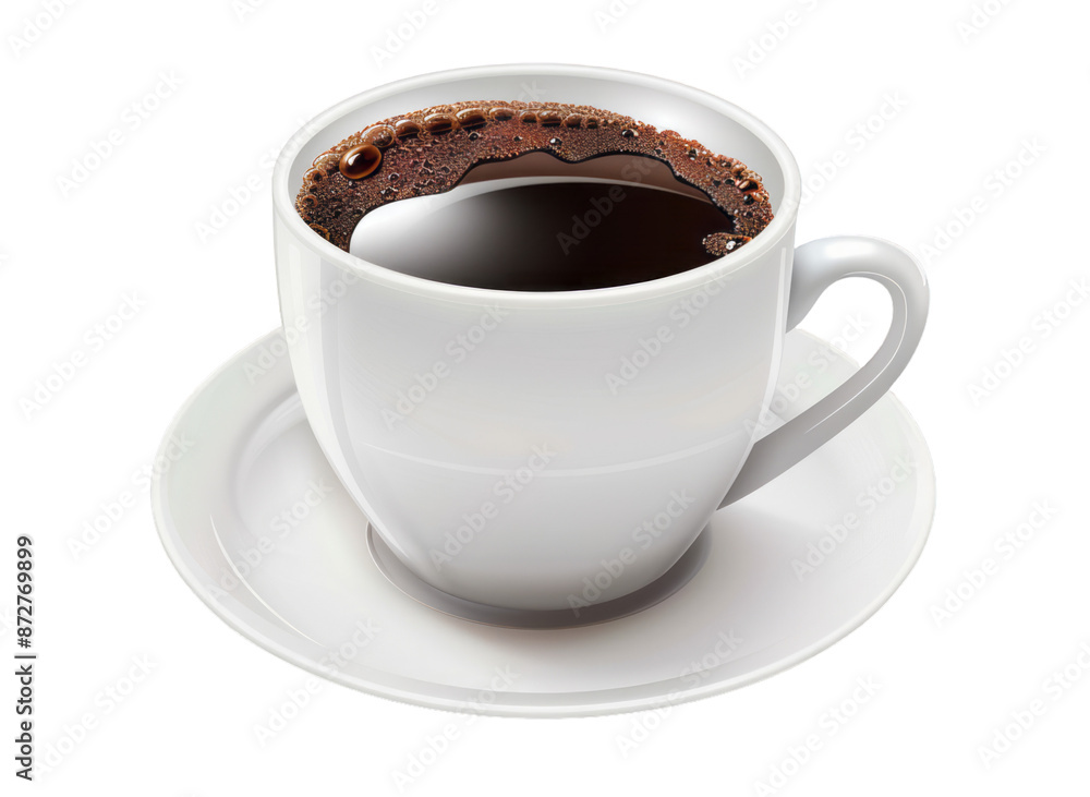 A cup of coffee isolated on a transparent background. A cup of coffee isolated on a transparent background.