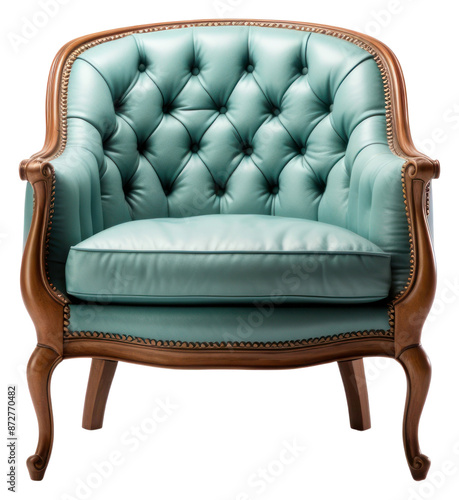 PNG  Classic arm chair furniture armchair white background.