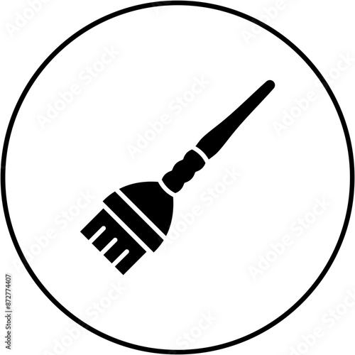 Hair dye brush Icon