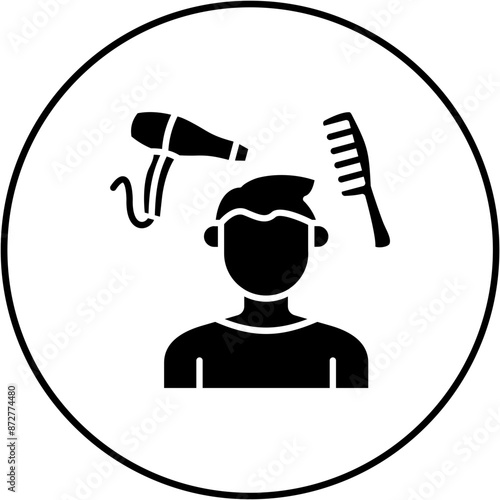 Hair styling Icon