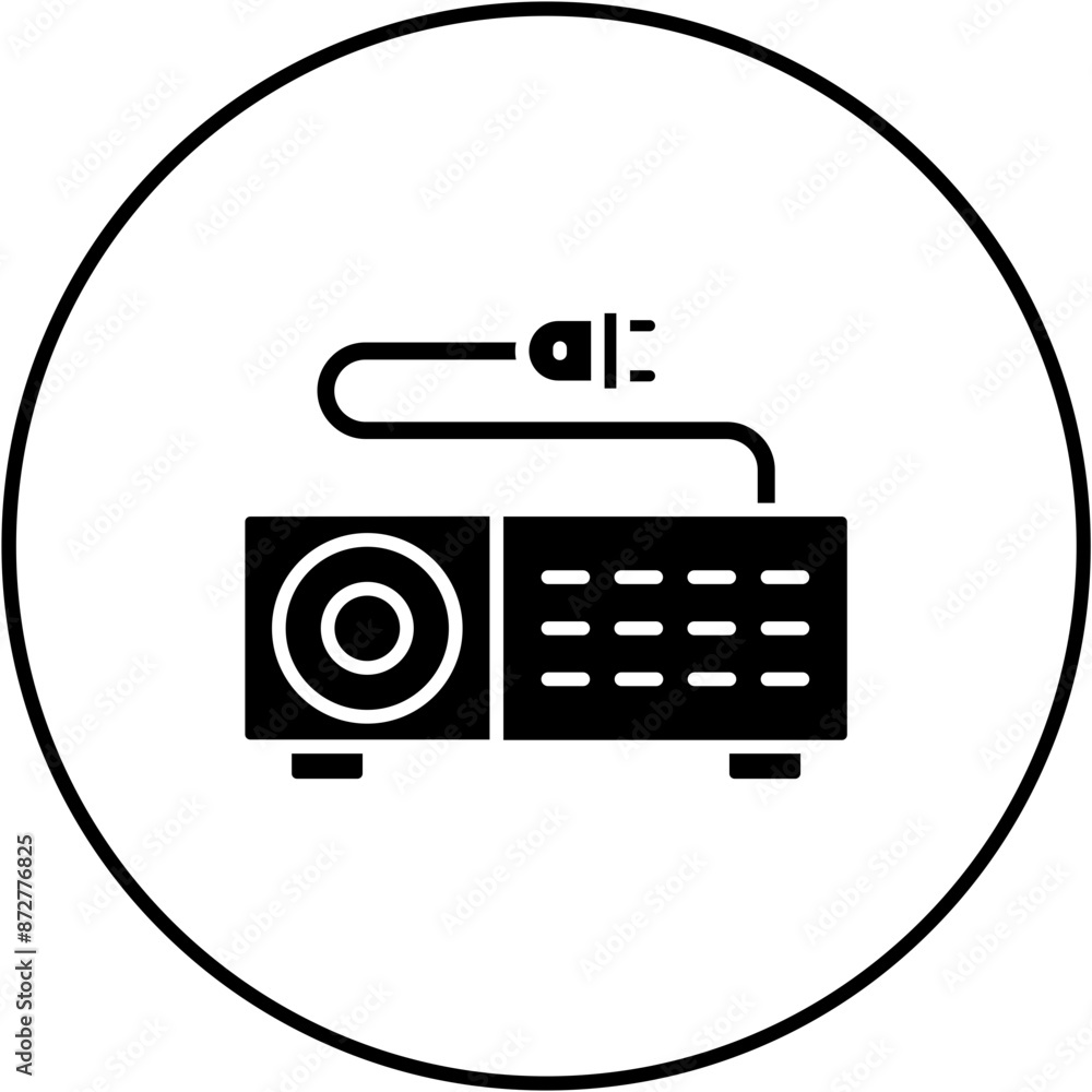 Projector plug Icon Projector plug Icon