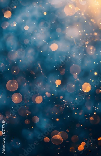 Sparkling Bokeh Lights Festive Background