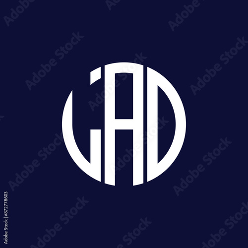 lad circle logo design