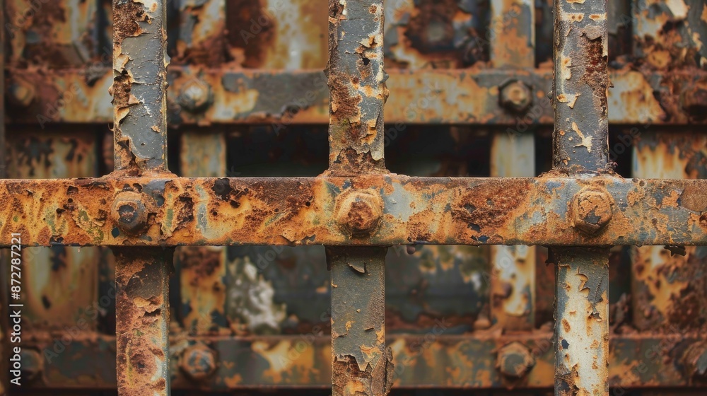Deteriorated metal bars for strong structures with a recurrent design Deteriorated metal bars for strong structures with a recurrent design