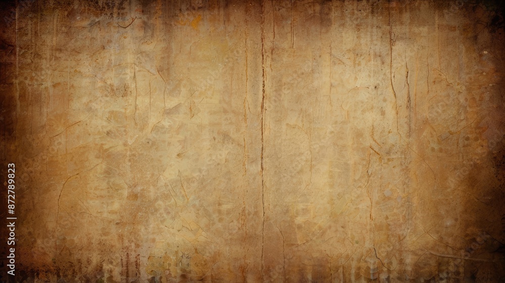 Naklejka premium Classic Brown Grunge Wallpaper