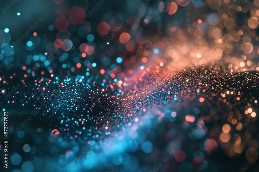 Fototapeta premium A visual metaphor for the future of data science, illustrating the integration of advanced technology and analytics in decision-making