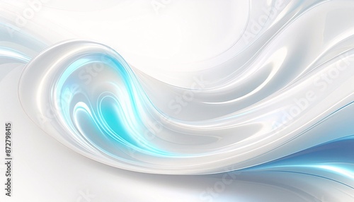 Swirling pattern design on a white background