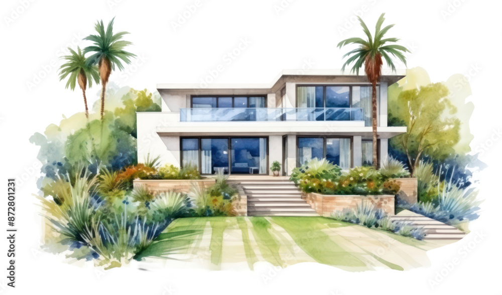 Fototapeta premium PNG House architecture building outdoors.