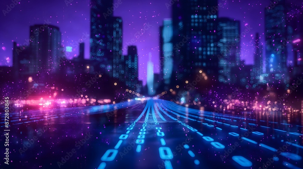 The image features a pink and blue digital city with elements of future technology and an alien-like aesthetic, set against a backdrop of pink and blue landscape and wallpaper. The image features a pink and blue digital city with elements of future technology and an alien-like aesthetic, set against a backdrop of pink and blue landscape and wallpaper.
