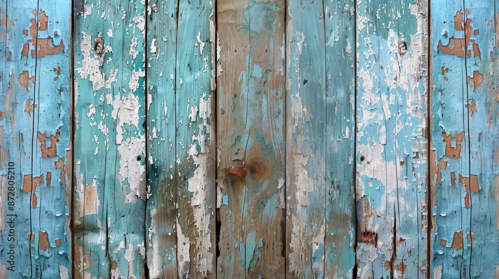 Aged wood backdrop with flaking paint and space to add text Aged wood backdrop with flaking paint and space to add text