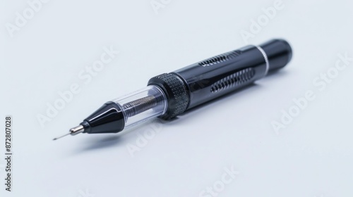 Micro needling pen on white background without cartridge