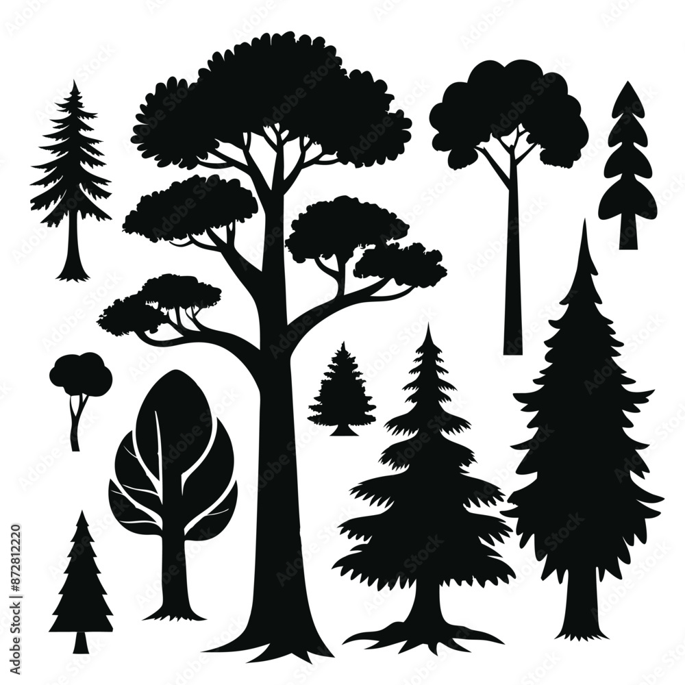 Fototapeta premium Tree sihlouette
