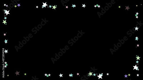 particle glitter frame twinkle dust background