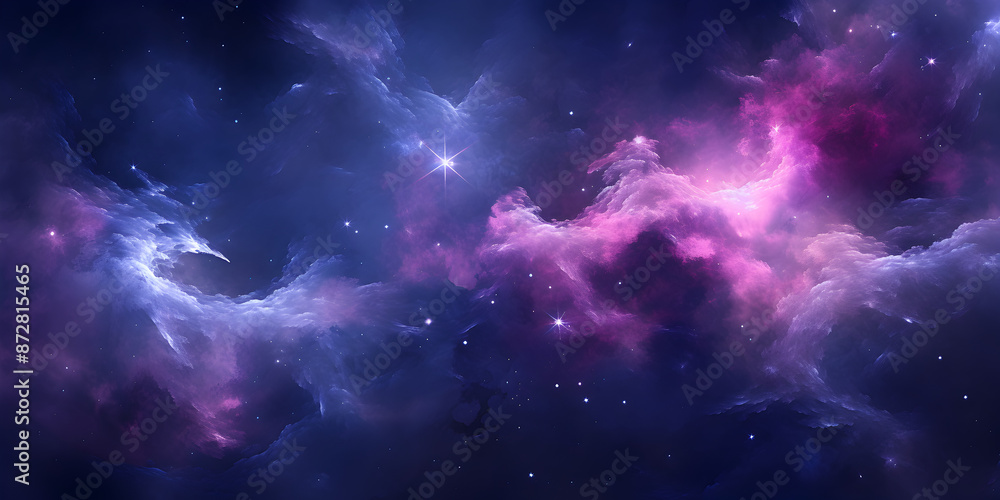 Abstract shimmering stars and cosmic dust mystical vibes background, celestial landscape Abstract shimmering stars and cosmic dust mystical vibes background, celestial landscape