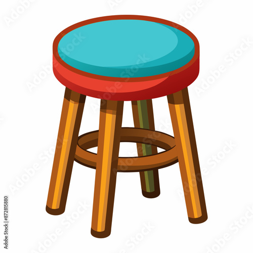 tabouret clipart cartoon Illustration drawing