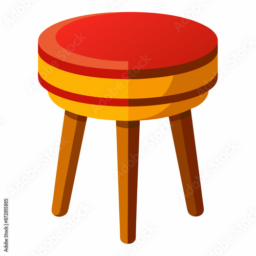 tabouret clipart cartoon Illustration drawing