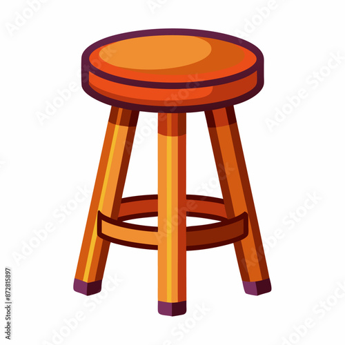 tabouret clipart cartoon Illustration drawing