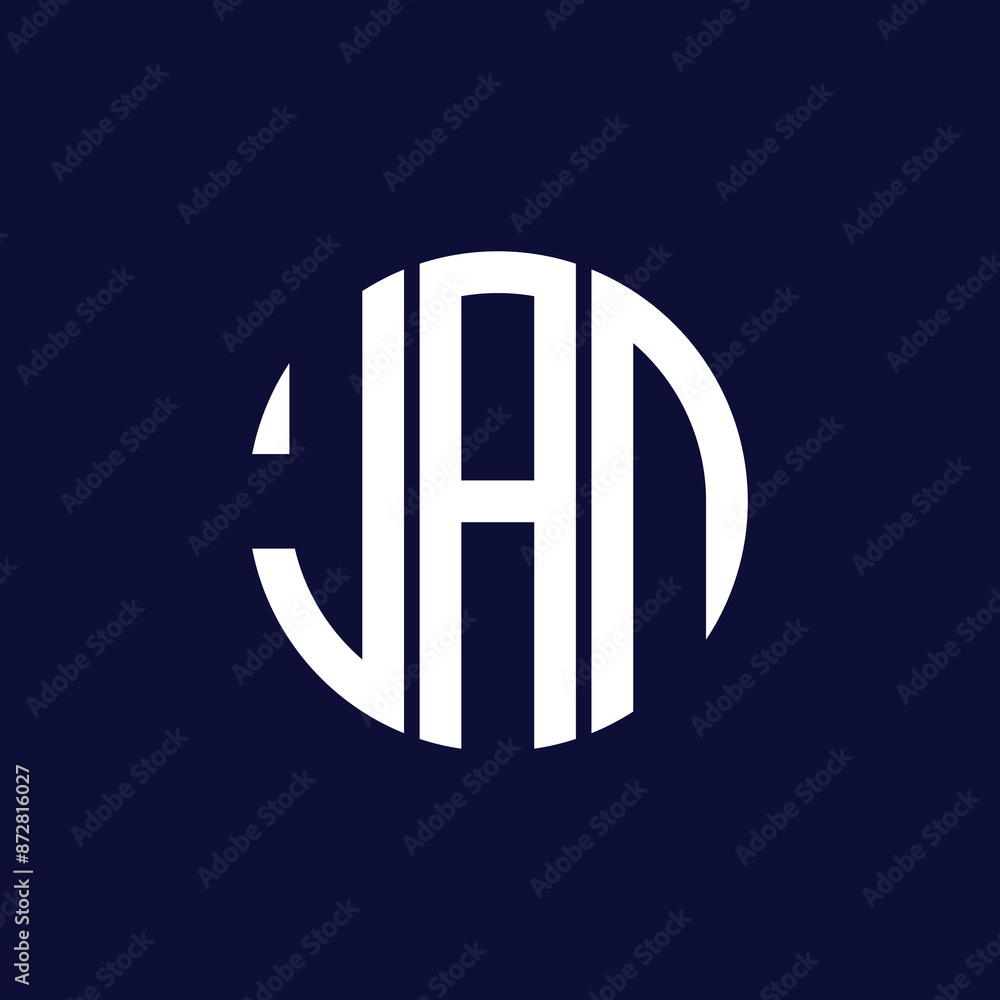 jan circle logo design jan circle logo design