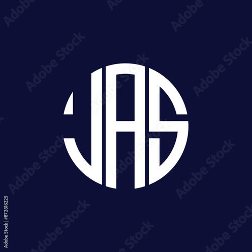 jas circle logo design