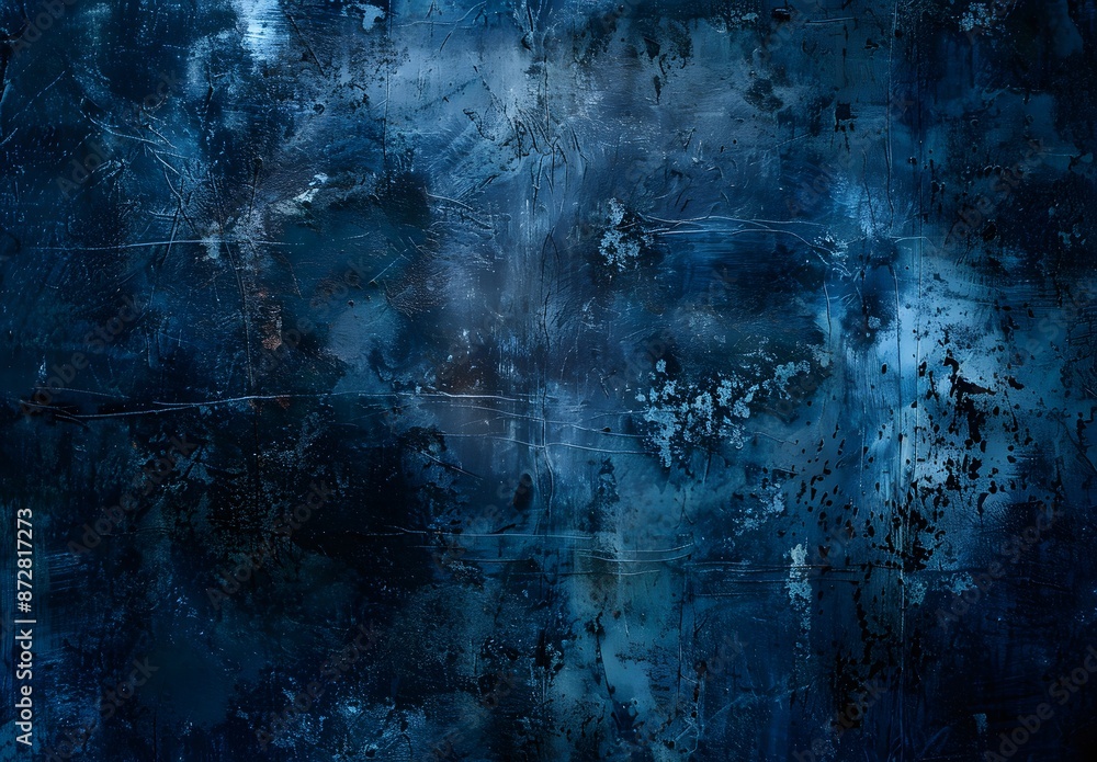 Abstract Blue Grunge Background Texture With Copy Space Abstract Blue Grunge Background Texture With Copy Space