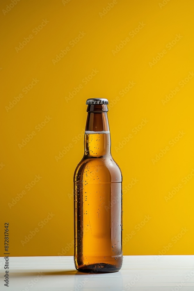 Iced beer with ripe fruit. A Spanish aperitif Iced beer with ripe fruit. A Spanish aperitif