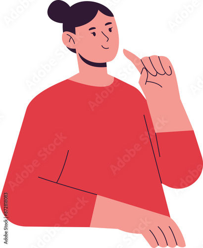 People Thinking Illustration