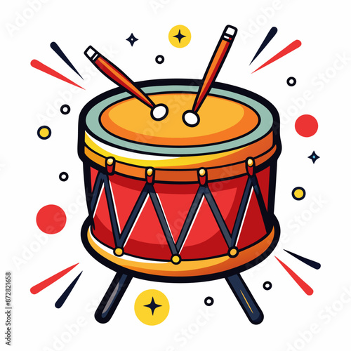 timpani clipart cartoon Illustration drawing