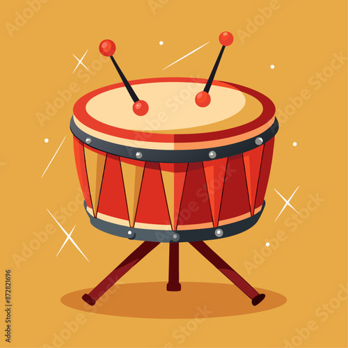 timpani clipart cartoon Illustration drawing