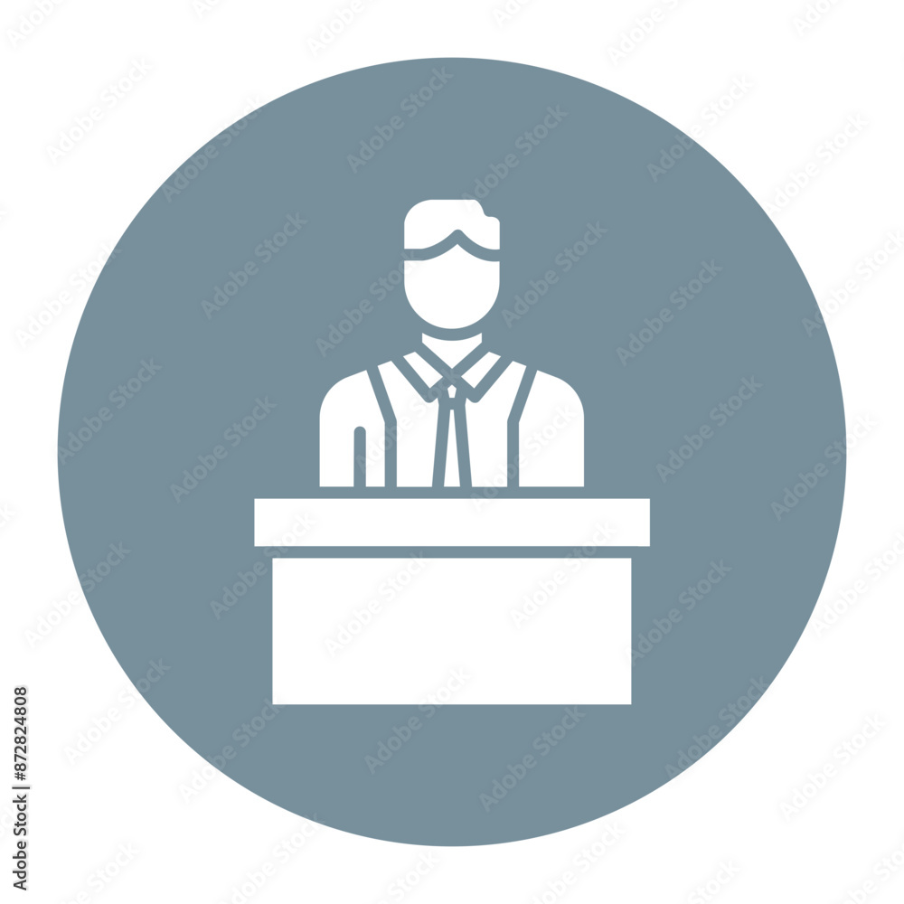 Employee Male vector icon. Can be used for Business Training iconset. Employee Male vector icon. Can be used for Business Training iconset.