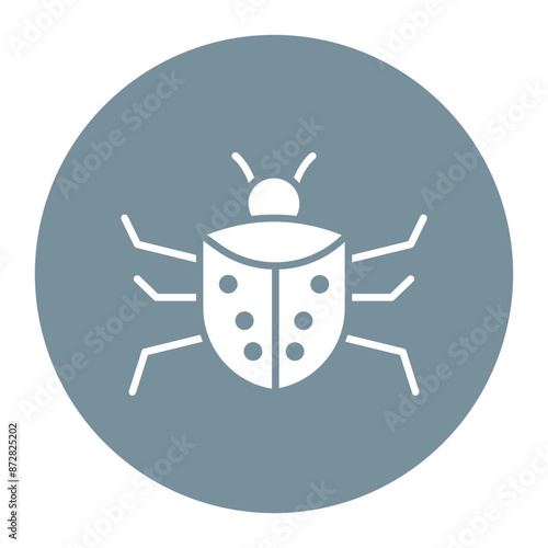 Bug vector icon. Can be used for No Code iconset.