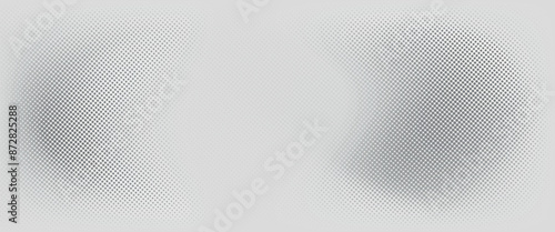 Half tone gradient. Dotted gradient, fine dot spraying and halftone dotted background seamless horizontal geometric pattern vector template set. vector illustration