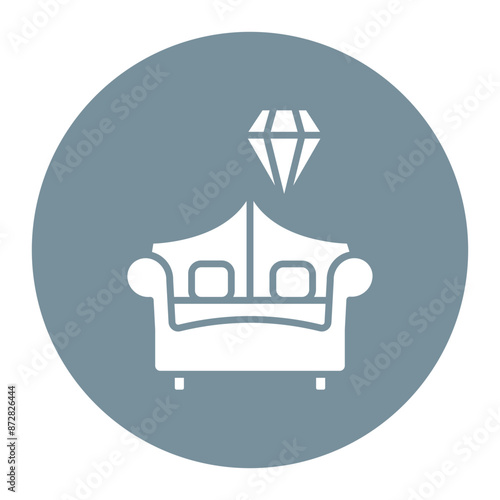 Luxury vector icon. Can be used for Comfort iconset.