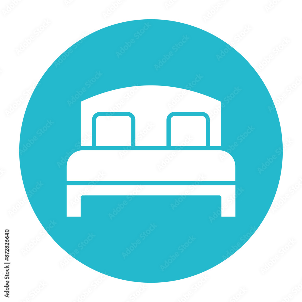 Bed vector icon. Can be used for Comfort iconset. Bed vector icon. Can be used for Comfort iconset.