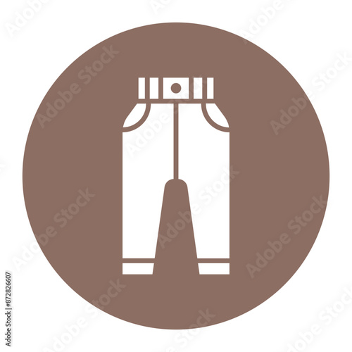 Sweatpants vector icon. Can be used for Comfort iconset.