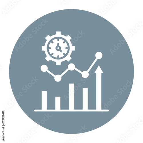 Efficiency vector icon. Can be used for Home Based Business iconset.