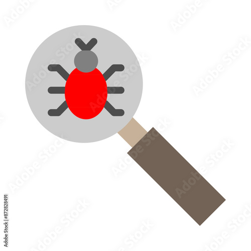 Search Vector Flat Icon Design
