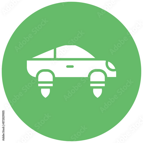Hover Car vector icon. Can be used for Science Fiction iconset.
