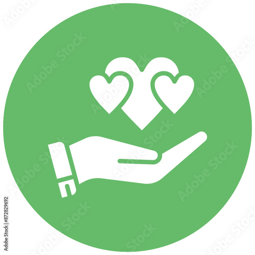 Generosity vector icon. Can be used for Personality Traits iconset.