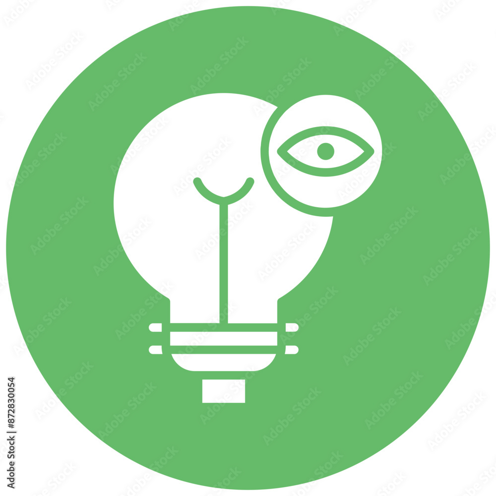 Visionary vector icon. Can be used for Leadership iconset.
