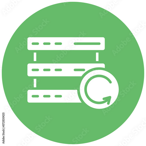 Network Data Recovery vector icon. Can be used for Networking iconset.