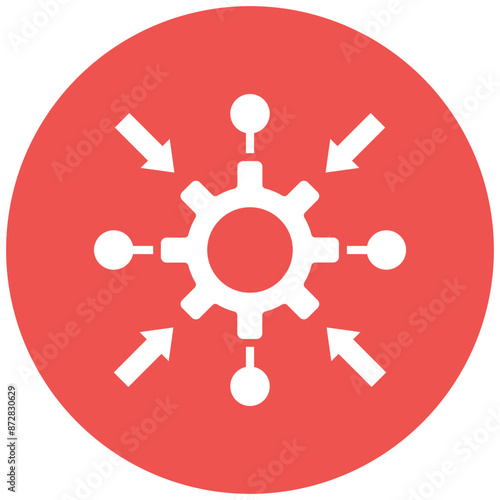 Network Integration vector icon. Can be used for Networking iconset.