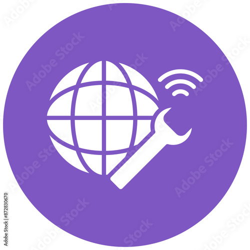 Network Troubleshooting vector icon. Can be used for Networking iconset.