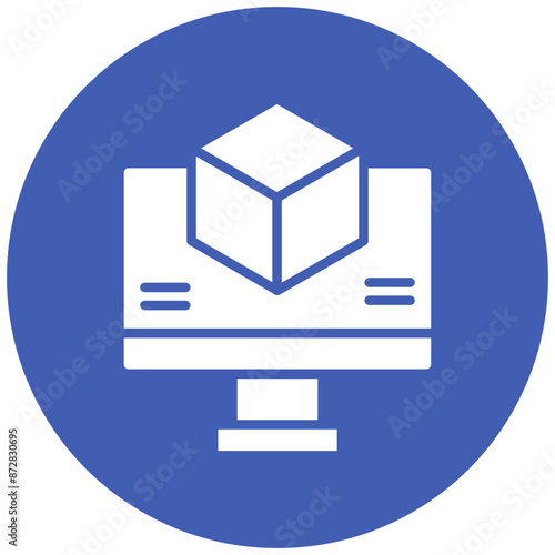 Network Virtualization vector icon. Can be used for Networking iconset.