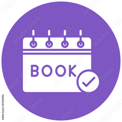 Book An Appointment vector icon. Can be used for Contact Us iconset.