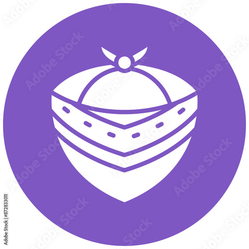 Bandana vector icon. Can be used for Festa Junina iconset.