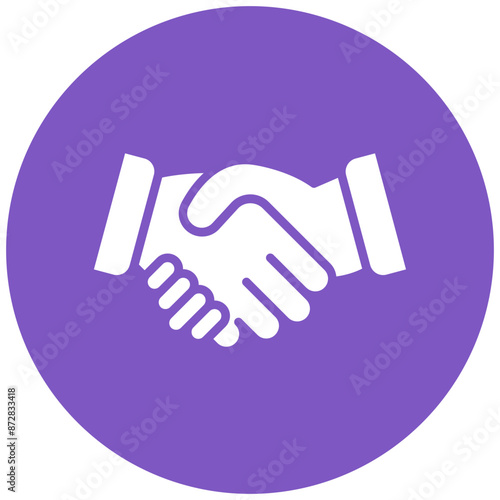 Deceptive Handshake vector icon. Can be used for Corruption iconset.