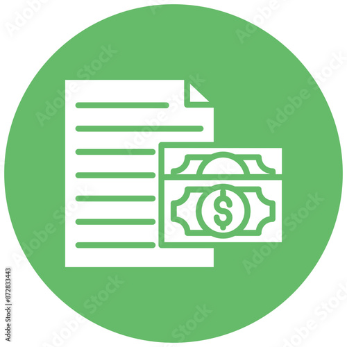 Fraudulent Document vector icon. Can be used for Corruption iconset.