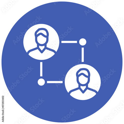 Contact Tracing vector icon. Can be used for Infectious Diseases iconset.