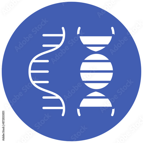 Viral RNA Strand vector icon. Can be used for Infectious Diseases iconset.